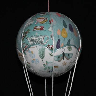 Montgolfière Un thé au jardin