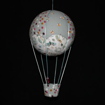 Montgolfière Papillons au jardin
